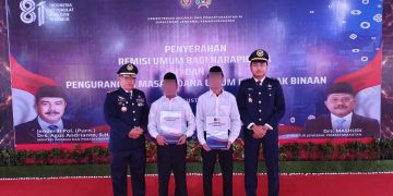 1.188 Narapidana Lapas Banjarmasin Terima Remisi HUT ke-81 RI, Enam Langsung Bebas