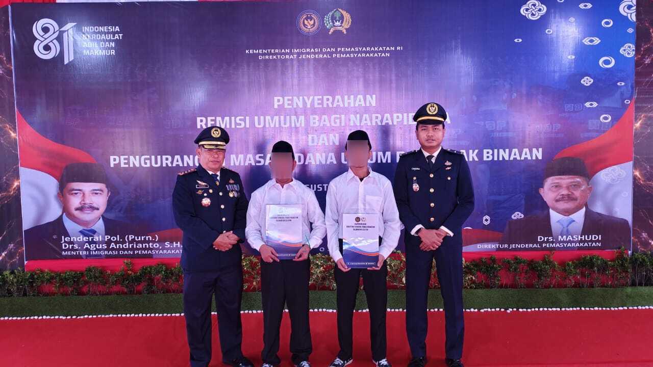 1.188 Narapidana Lapas Banjarmasin Terima Remisi HUT ke-81 RI, Enam Langsung Bebas