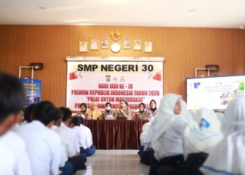 Polwan Goes To School, Srikandi Polresta Banjarmasin Ajak Pelajar Jauhi Narkoba dan Bullying