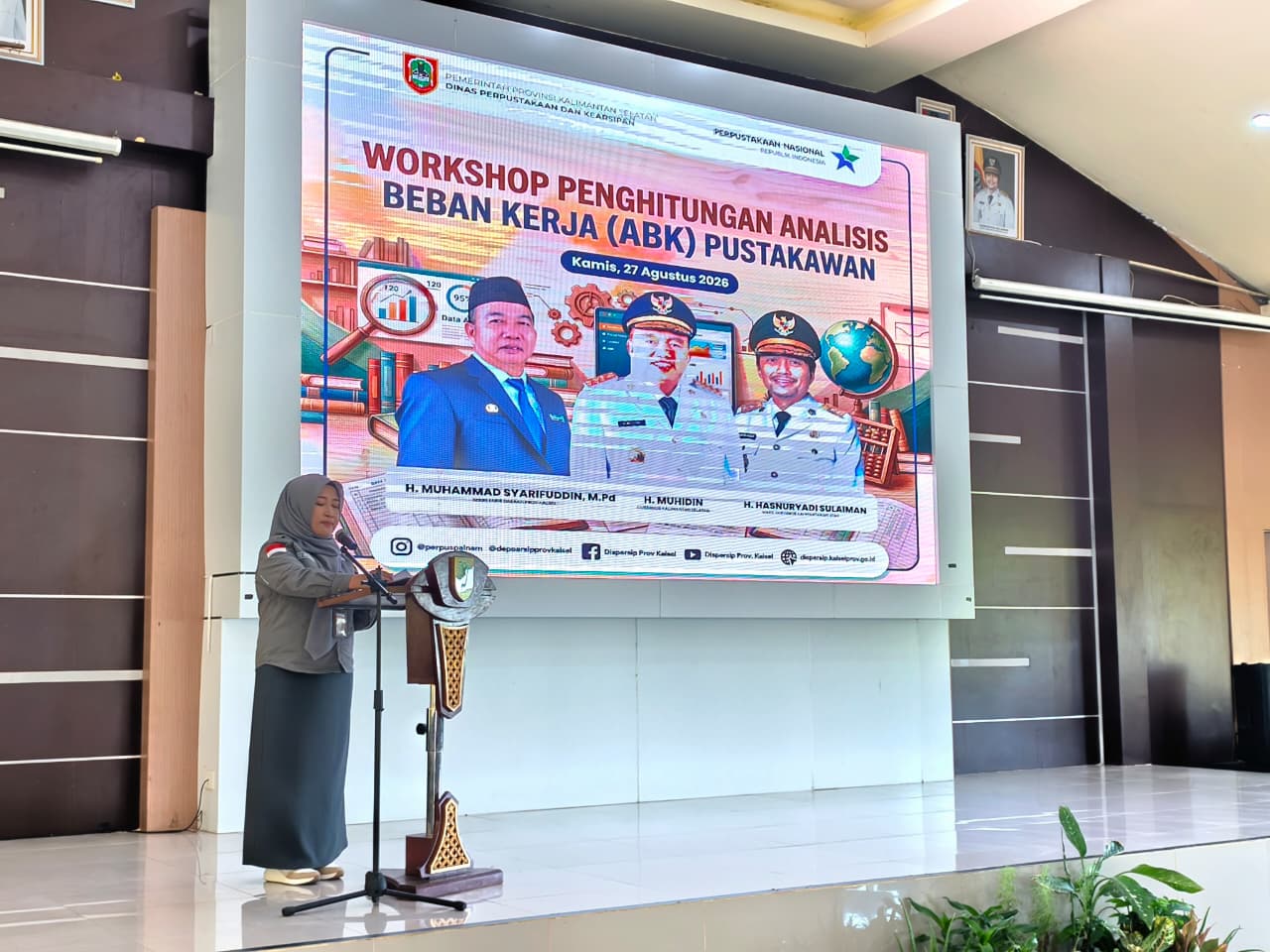 Perkuat Kebutuhan Formasi di Daerah, Dispersip Kalsel Gelar Workshop Penghitungan ABK Pustakawan