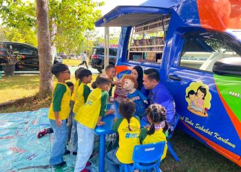 Dispersip Kalsel Meriahkan Peringatan Hari Anak Nasional ke-42, Dorong Penguatan Literasi Sejak Dini