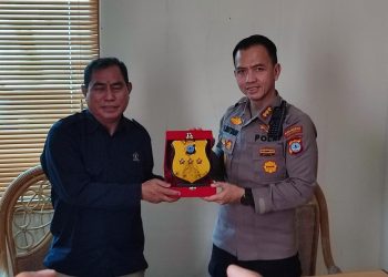 Temui PWI Kalsel, Kapolresta Banjarmasin Dapat Pesan soal Narkoba dan Balap Liar