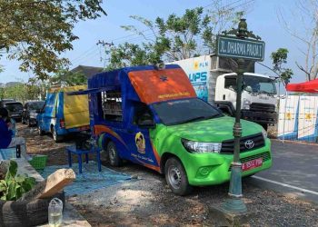 Hadir di Kalsel Expo 2026, Mobil Perpustakaan Keliling Dispersip Curi Perhatian Pengunjung