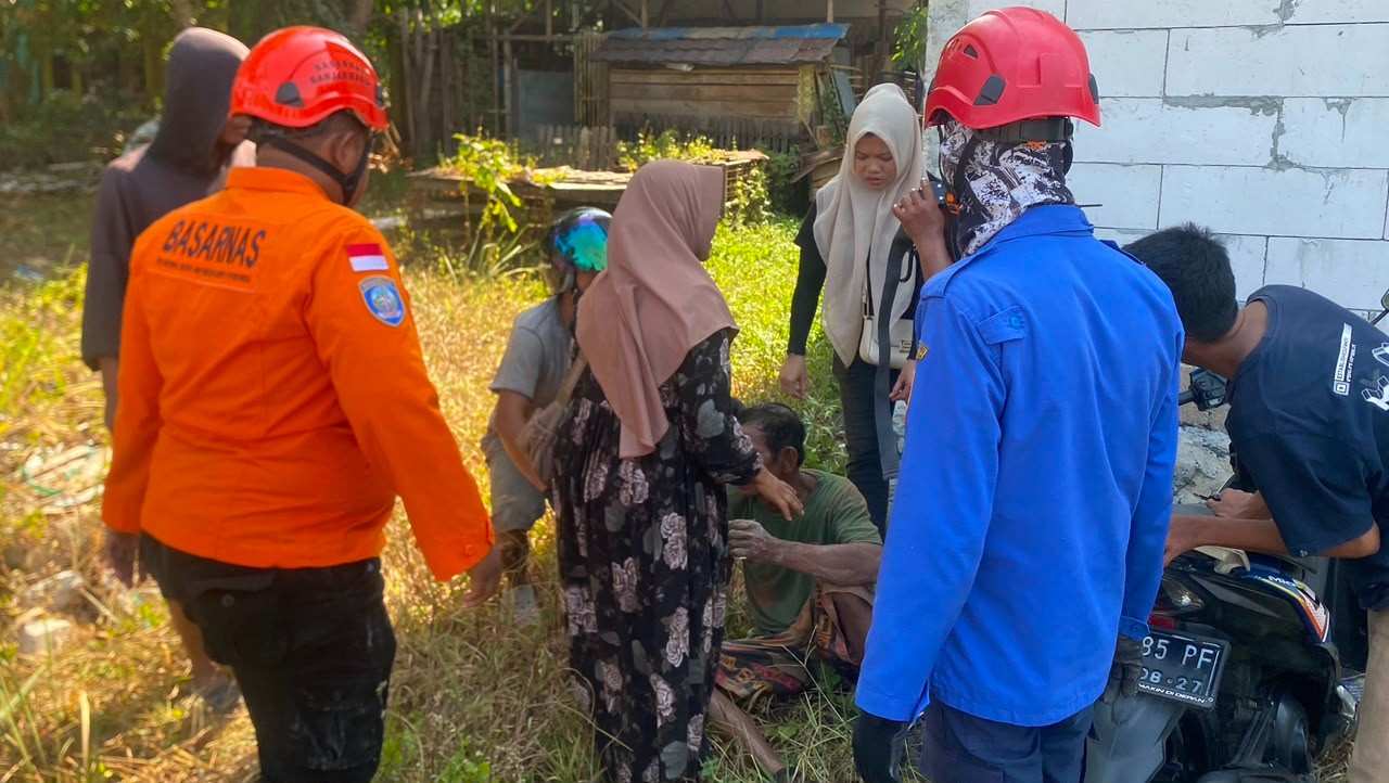 Terjepit di Gorong-gorong Dalam Sumur, Pria 53 Tahun di Banjarbaru Berhasil Dievakuasi