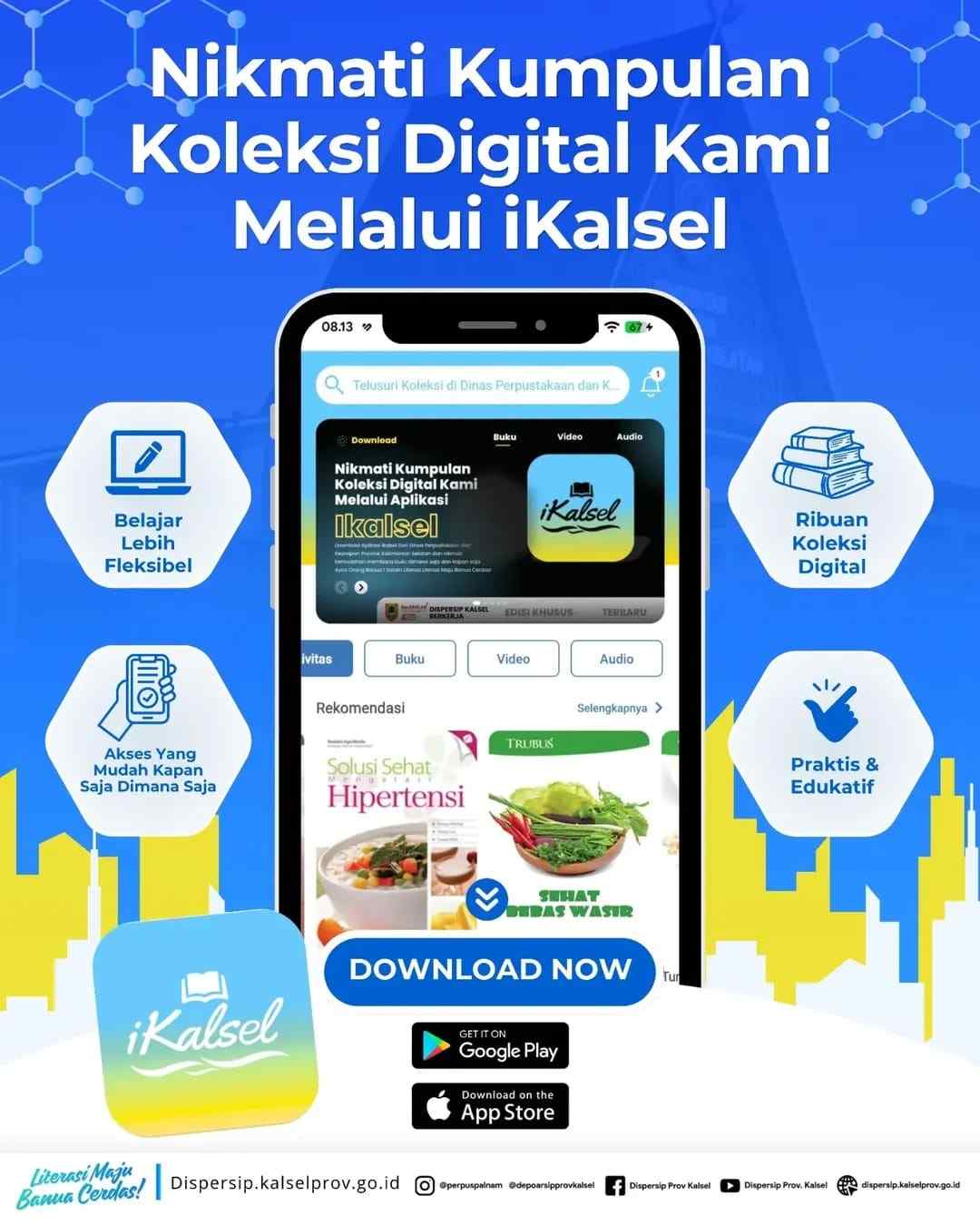 iKalsel Hadirkan Ribuan Koleksi Digital, Membaca Kini Lebih Mudah dari Genggaman