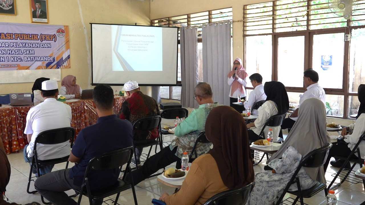 SDN Mantimin 1 Gelar FKP, Hasil Survei Kepuasan Masyarakat Capai 82 Persen