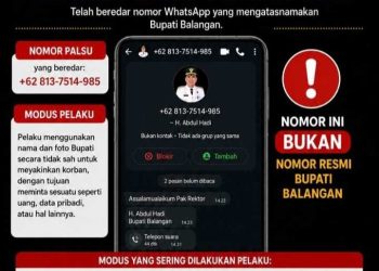 Waspada! Pemkab Balangan Ingatkan Warga Ada Nomor WhatsApp Palsu Catut Nama Bupati