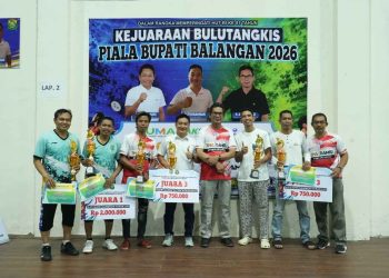 Piala Bupati Balangan Diharapkan Lahirkan Atlet Bulutangkis Potensial