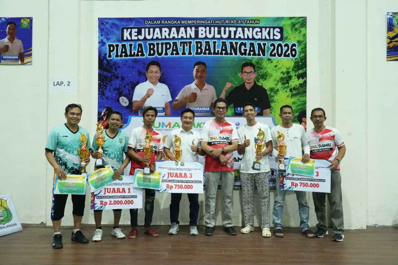 Piala Bupati Balangan Diharapkan Lahirkan Atlet Bulutangkis Potensial