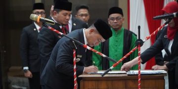 Lantik 150 ASN, Yamin: Harus Bergandengan Berikan yang Terbaik untuk Warga