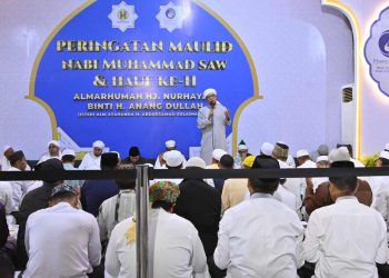 Ribuan Jemaah Hadiri Maulid dan Haul Hj Nurhayati di Kampung Melayu