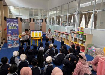 Serunya Wisata Literasi, Puluhan Anak PAUD Al Hanif Kenal Buku Sejak Dini
