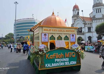 Pawai Ta’aruf MTQ Nasional, Kalsel Padukan Nilai Al-Qur’an dan Budaya Banua