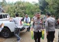 Peduli Korban Kebakaran, Kapolres HST Serahkan Bantuan untuk Warga Sungai Jaranih