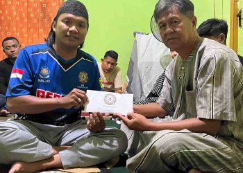 Solidaritas Relawan Banjarmasin Barat, Bantuan untuk Keluarga Almarhum Firman Disalurkan