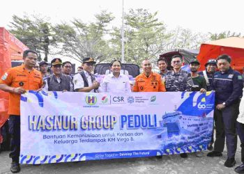 Peduli Korban KM Virgo Transport 8, Hasnur Group Kirim Bantuan ke Pelabuhan Trisakti