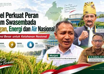 Kalsel Perkuat Potensi Pangan, Energi, dan Air Menuju Swasembada Nasional