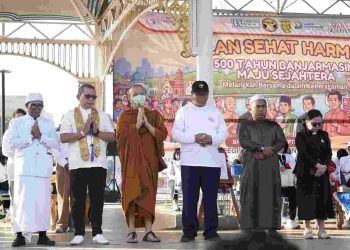 Harmoni Kebersamaan, Enam Agama dan Warga Banjarmasin Berbaur dalam Satu Kegiatan