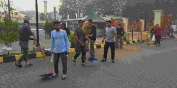Sambut 500 Tahun Banjarmasin, Kawasan Sabilal Muhtadin Dibersihkan Bersama