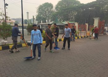 Sambut 500 Tahun Banjarmasin, Kawasan Sabilal Muhtadin Dibersihkan Bersama