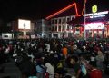 Nobar Indonesia vs Malaysia di Balai Kota Banjarmasin Jadi Ajang Kebersamaan Warga