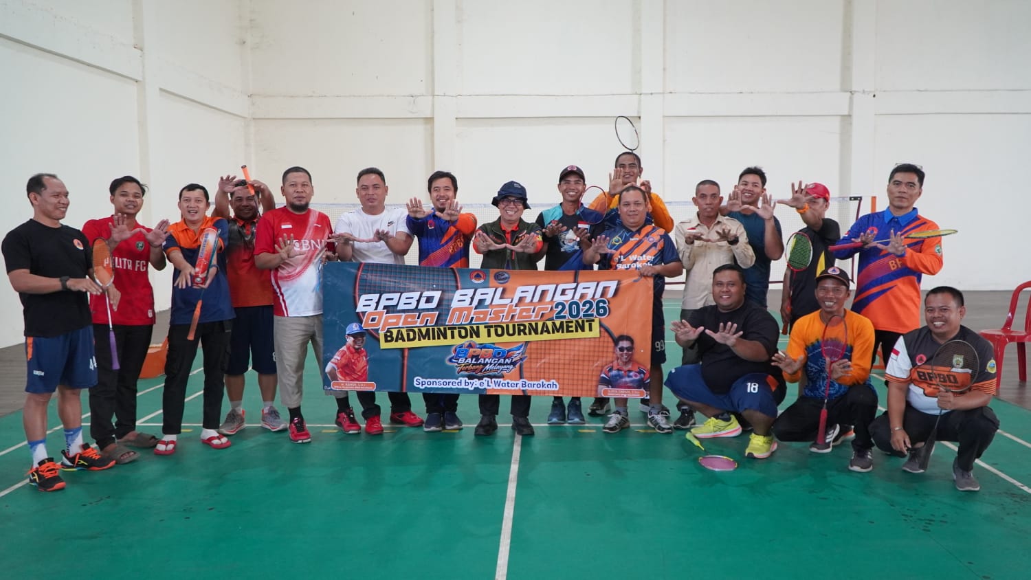 BPBD Balangan Gelar Turnamen Badminton, Perkuat Kekompakan dan Solidaritas Pegawai