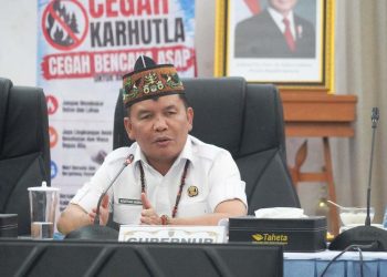 Evaluasi Lahan Gambut Mangkrak, Gubernur Kalteng Ancam Sanksi Tegas Pelanggar Karhutla