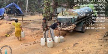 Penanganan Kekeringan di Kalteng, Pemprov Pasok 14,2 Juta Liter Air Bersih ke Pelosok