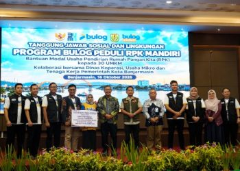 Bulog Salurkan Bantuan untuk 30 UMKM Banjarmasin, Pemkot Dorong Usaha Naik Kelas