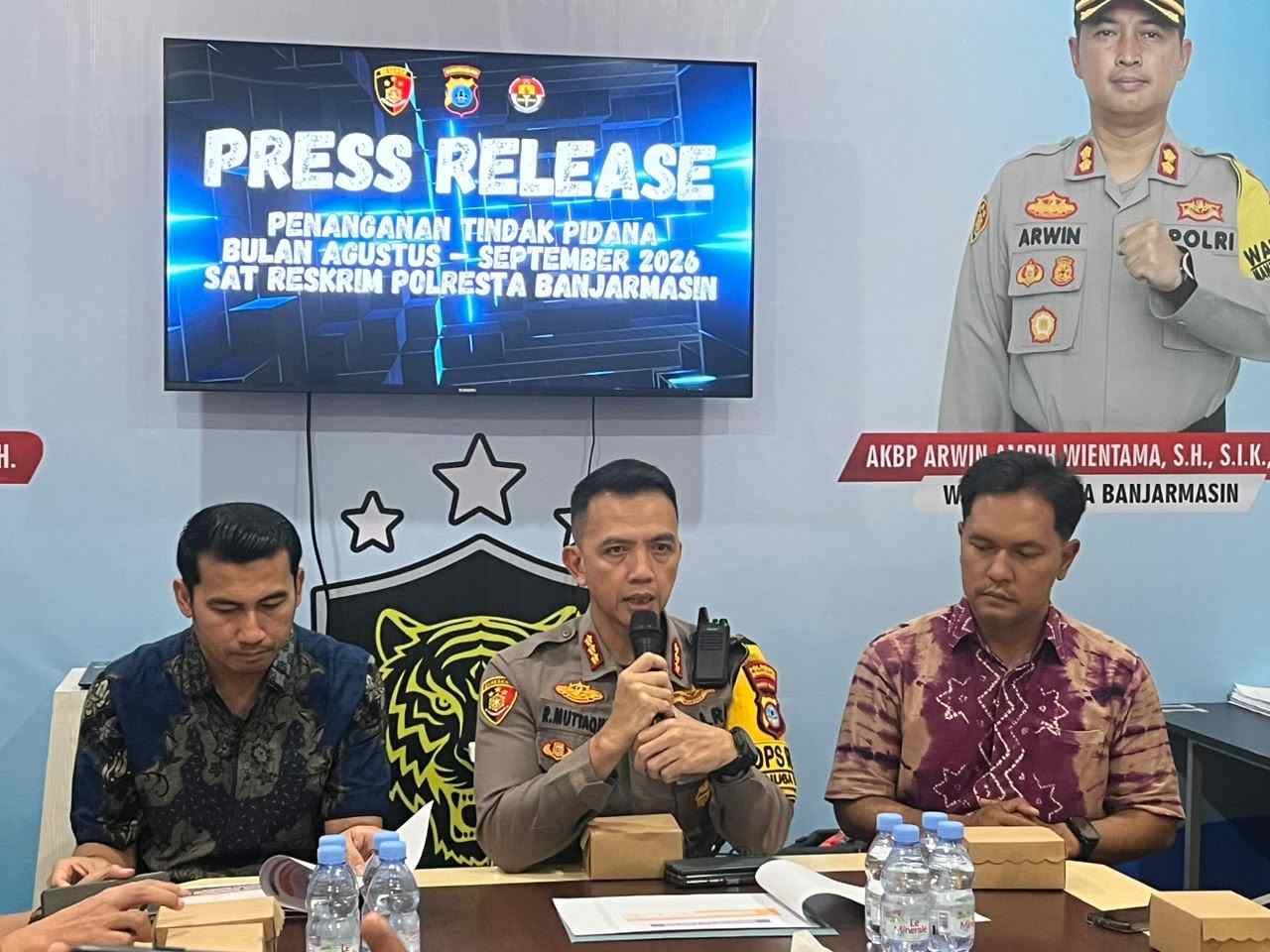 Selama 2 Bulan, Polresta Banjarmasin Tuntaskan 94 Kasus dari 111 Laporan