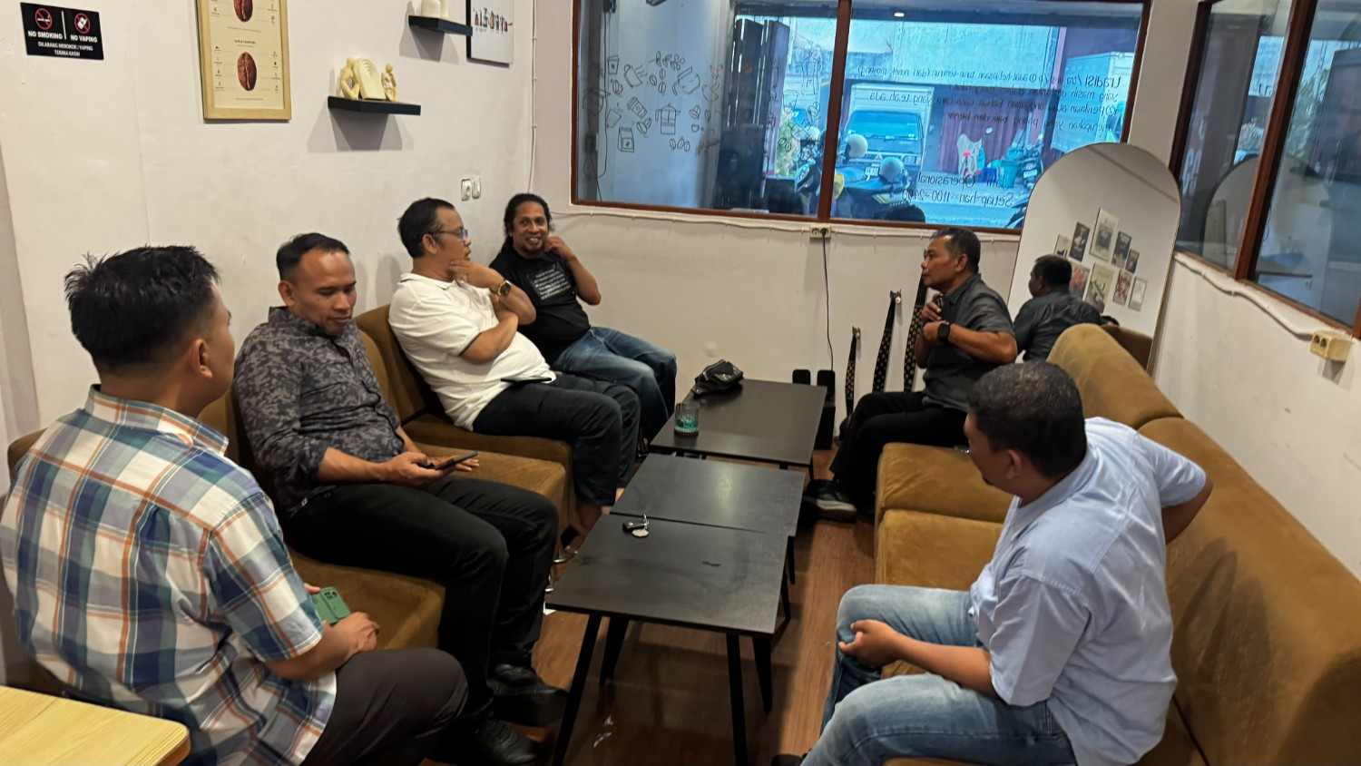 Karhutla dan Pelayanan Publik Jadi Sorotan Sukrowadi dalam Diskusi Bersama Polda Kalsel