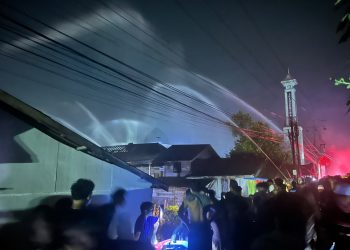 Kebakaran Hanguskan Empat Buah Rumah di Alalak Selatan Banjarmasin
