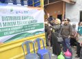 Ringankan Beban Kekeringan, NSC Peduli Tebar Bantuan Air Mineral Galon di Tiga Daerah