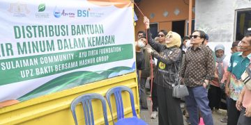 Ringankan Beban Kekeringan, NSC Peduli Tebar Bantuan Air Mineral Galon di Tiga Daerah