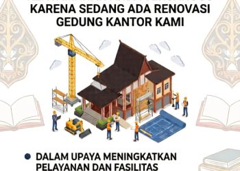 Renovasi Gedung Kantor, Dispersip Kalsel Minta Maaf atas Ketidaknyamanan
