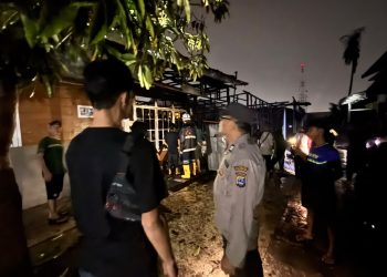 Kebakaran di Tanjung Maya Banjarmasin, Dua Buah Bangunan Hangus Terbakar