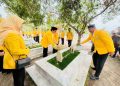 Ziarahi Makam Pahlawan hingga Haji Leman, Hasnuryadi Tegaskan Komitmen Pengabdian Golkar Kalsel
