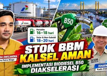 Ketahanan Stok BBM Kalsel Dijamin Aman, Implementasi Biodiesel B50 Diakselerasi