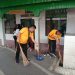 Polsek Banjarmasin Tengah dan Warga Bersihkan Lingkungan Lewat Program Green Policing